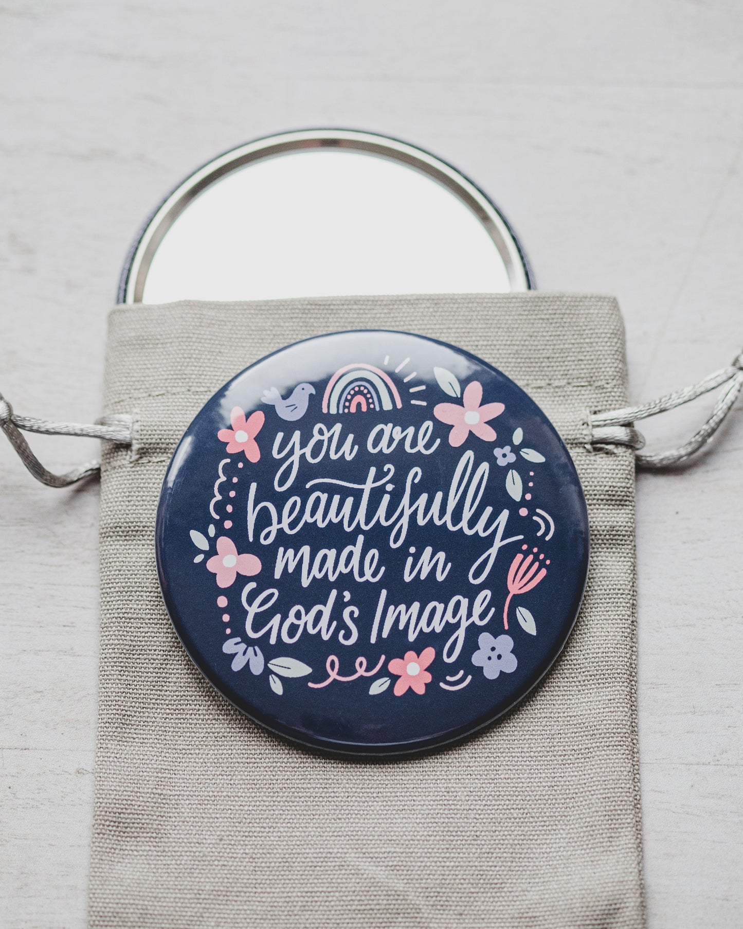 In God's Image 75mm Pocket Mirror