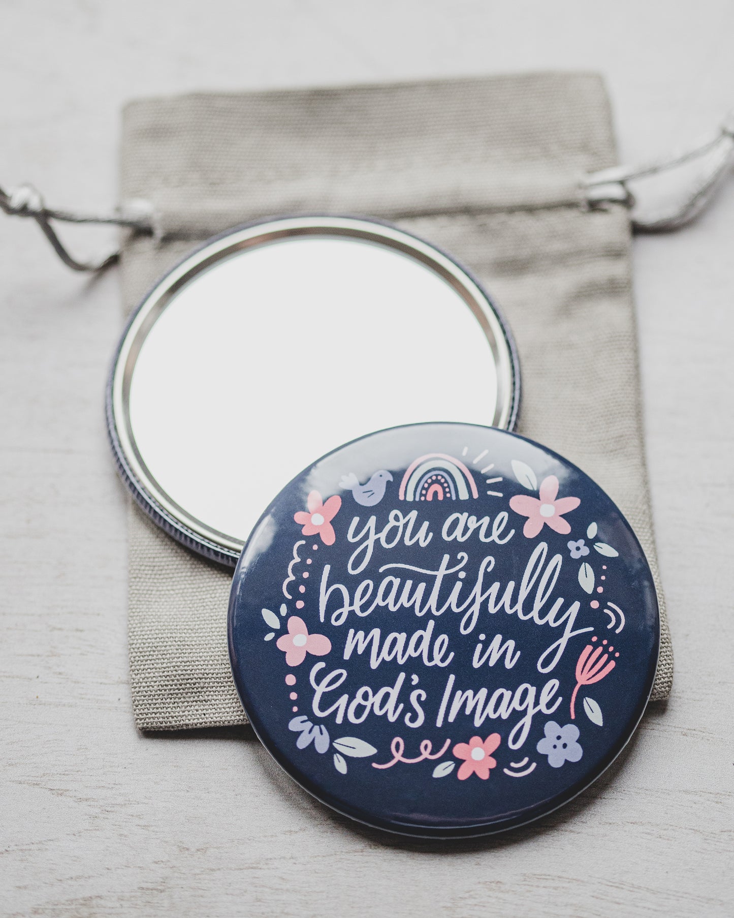 In God's Image 75mm Pocket Mirror