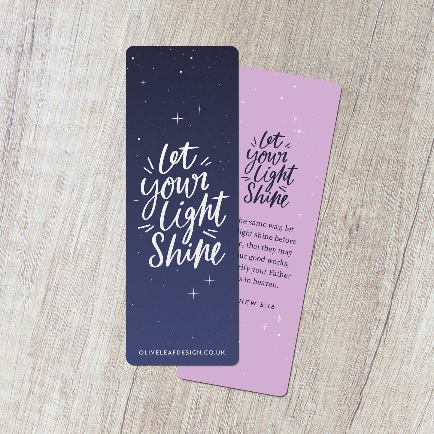 Let Your Light Shine Bookmark