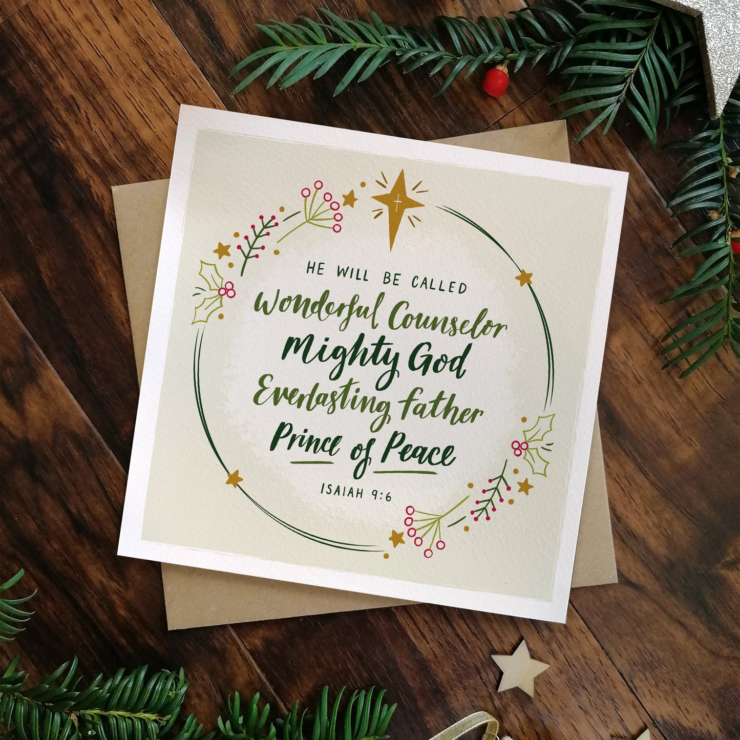 Wreath - Christmas Card Pack