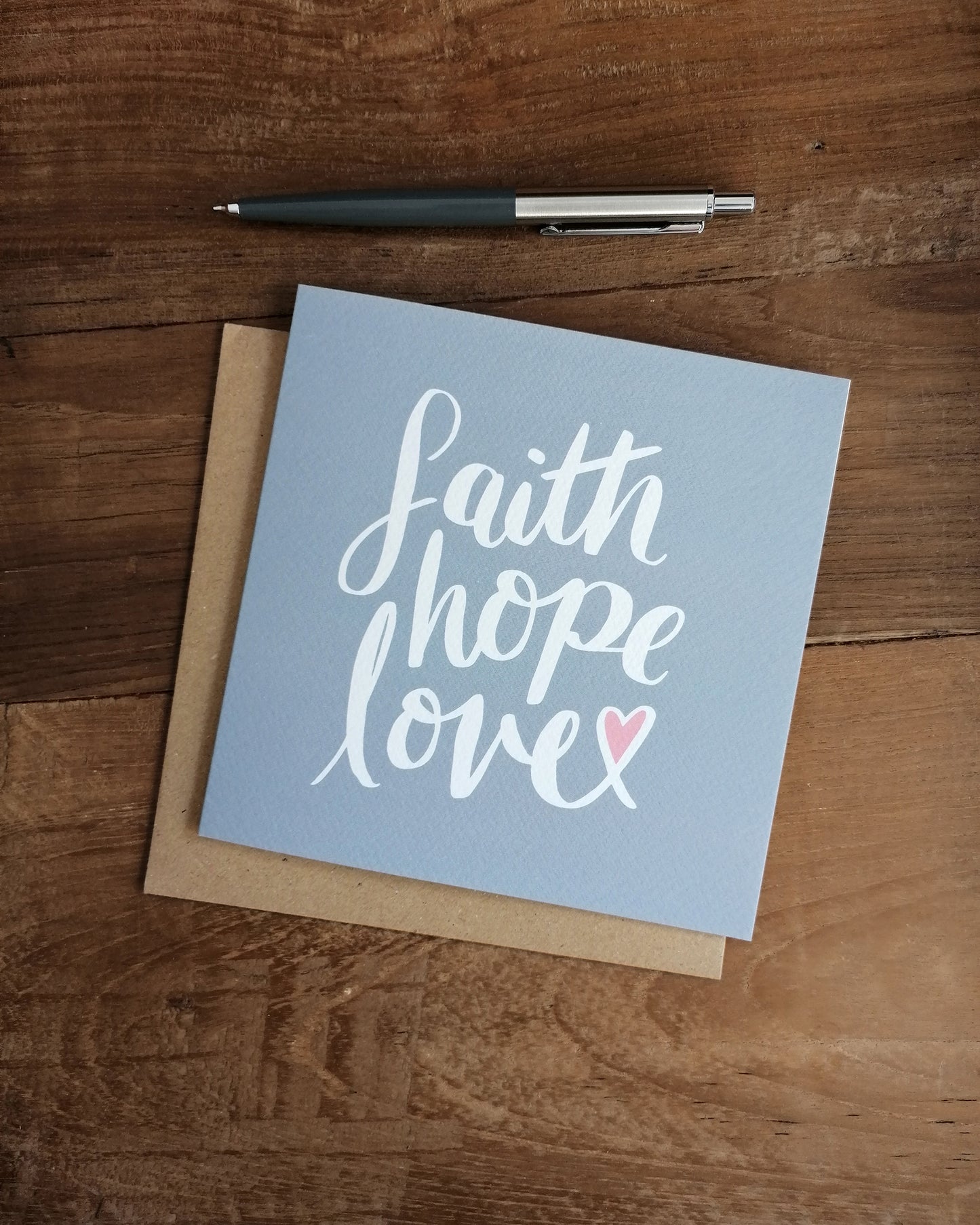 Faith Hope Love Card