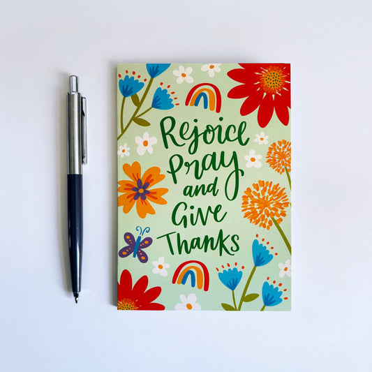 Rejoice - A6 Recycled Notebook