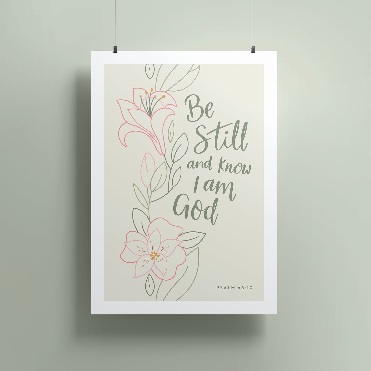 Be Still Print