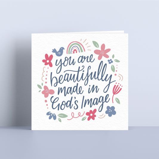 Beautifully Made in God’s Image Card
