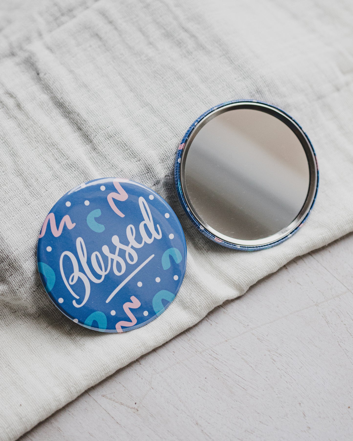 Blessed 75mm Pocket Mirror