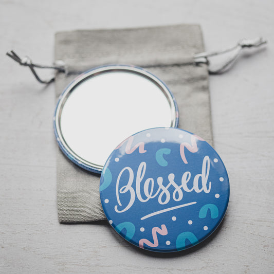 Blessed 75mm Pocket Mirror