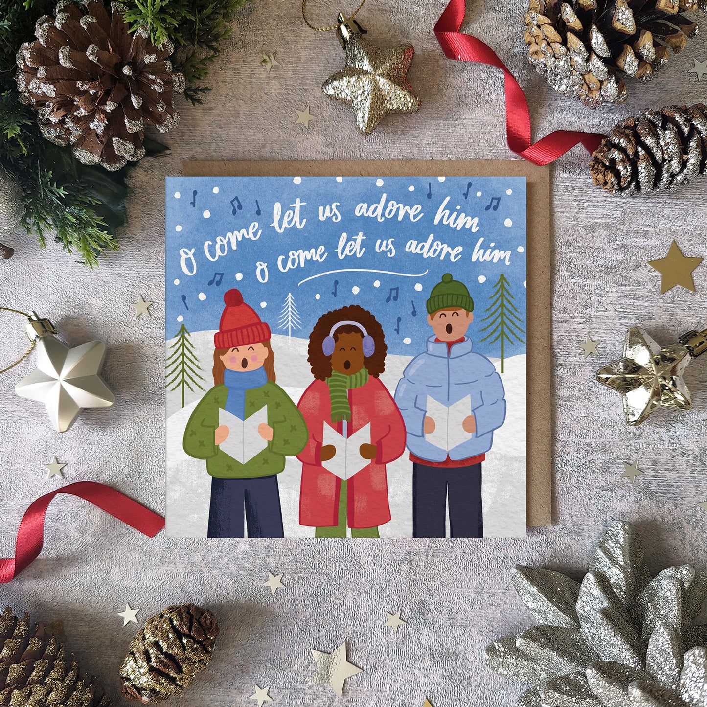 Carols Singers - Christmas Card Pack