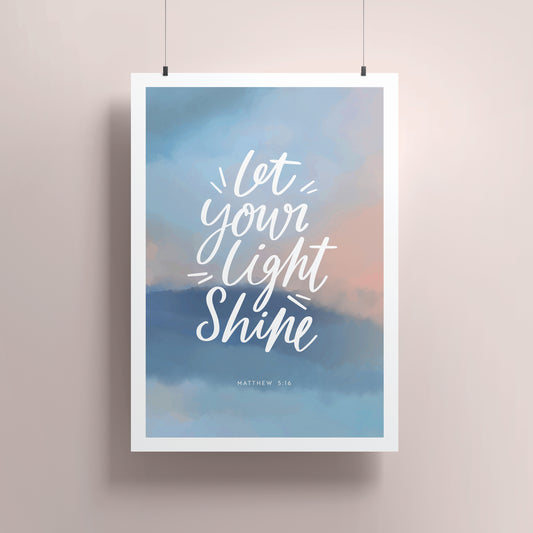 Let Your Light Shine Print
