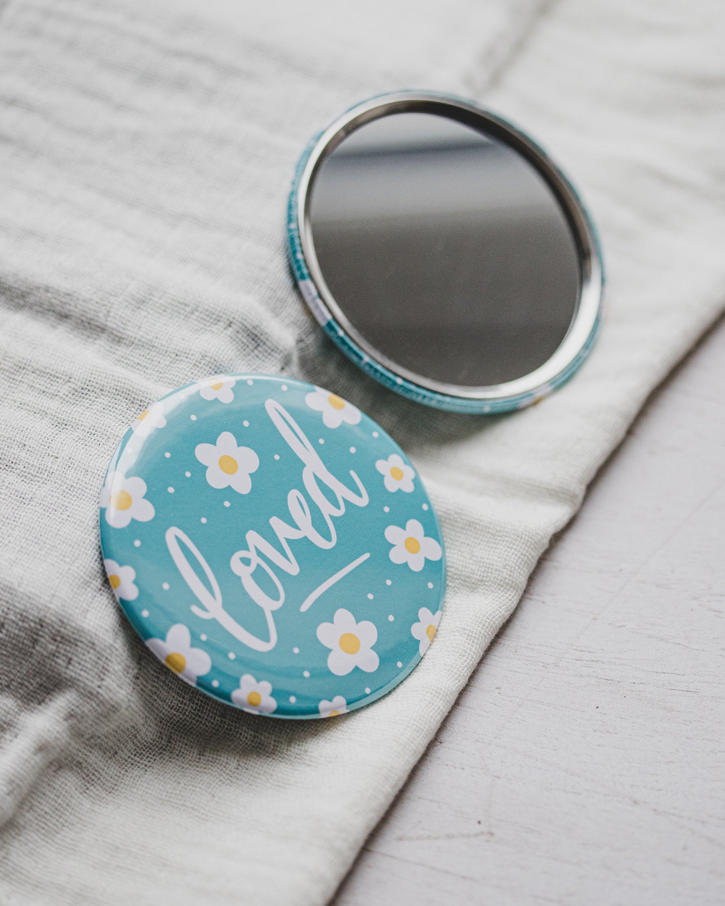 Loved 75mm Pocket Mirror