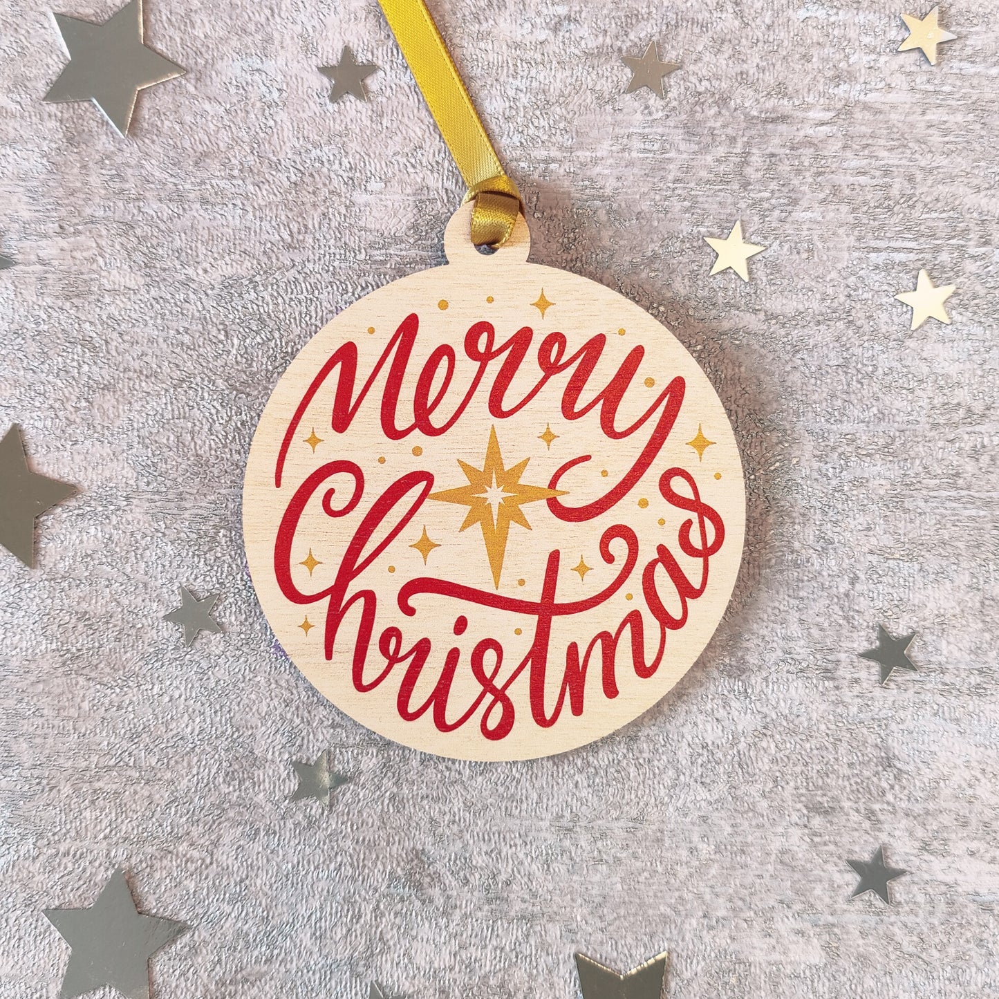 Merry Christmas - Wooden Decoration