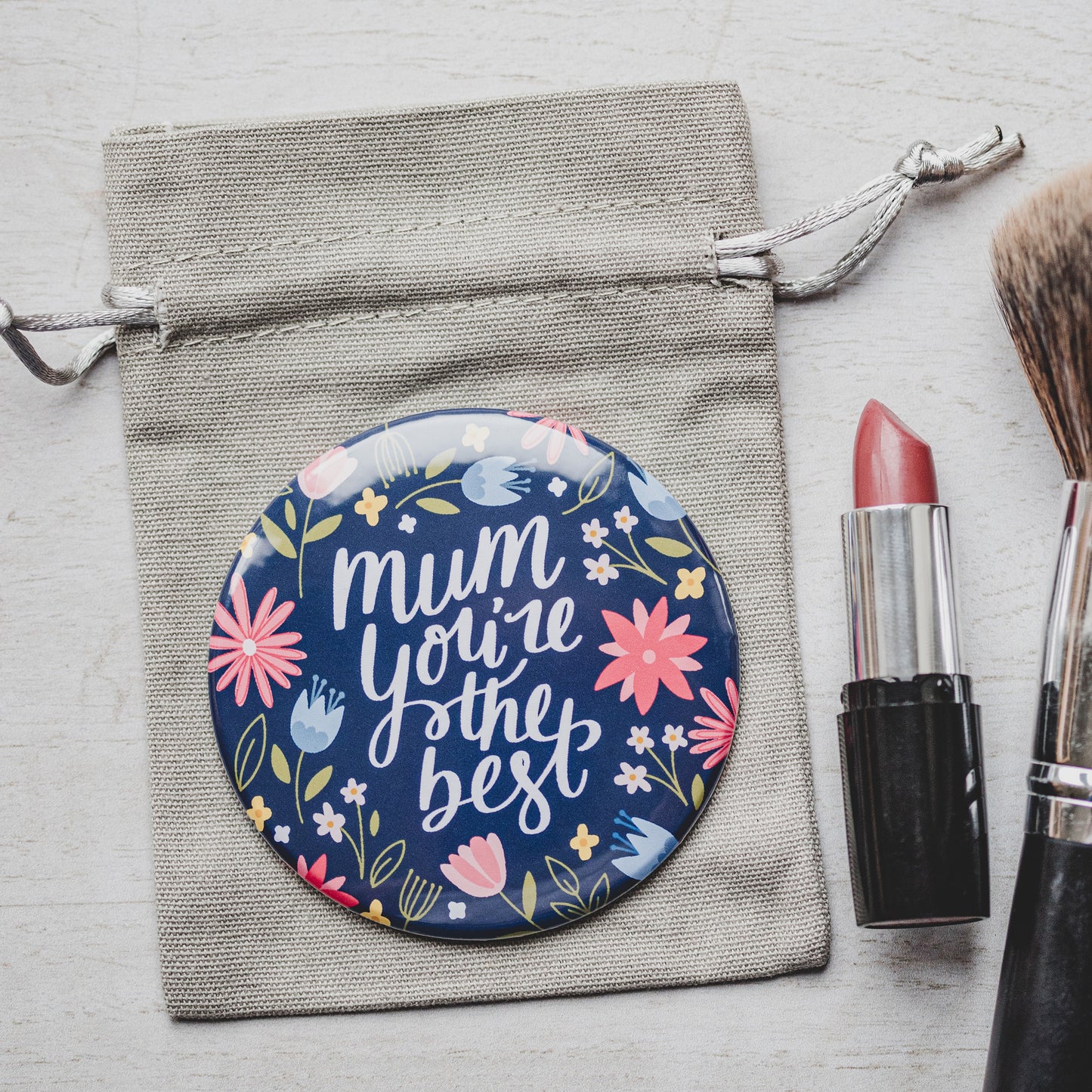 Mum 75mm Pocket Mirror