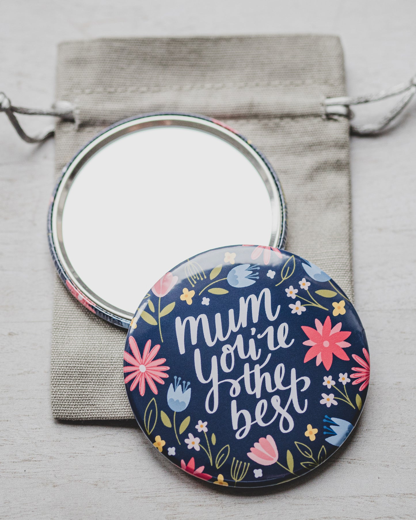 Mum 75mm Pocket Mirror