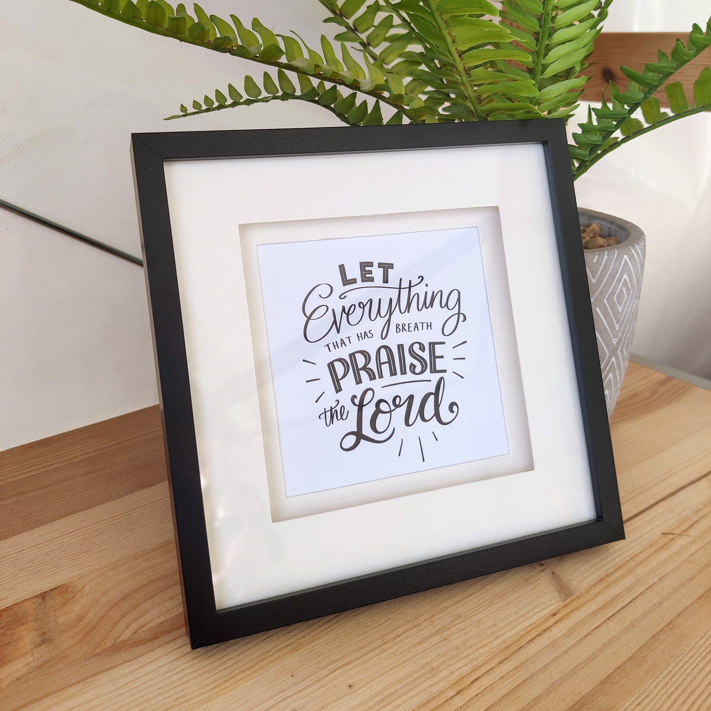 Praise The Lord - Framed Print