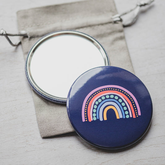 Rainbow 75mm Pocket Mirror