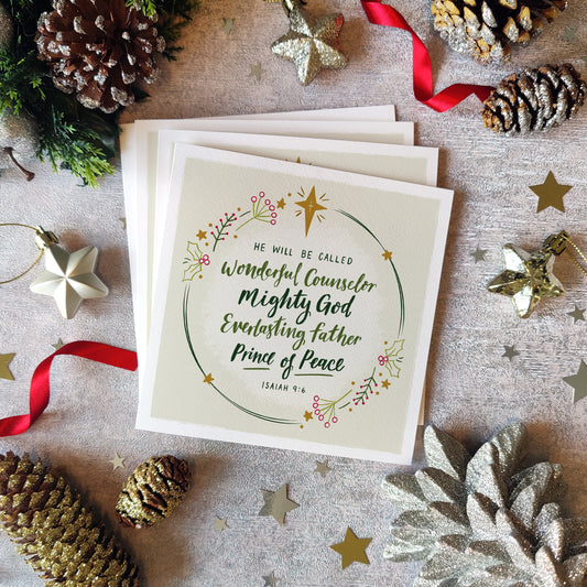 Wreath - Christmas Card Pack